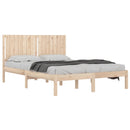 sengeramme uden madras 160x200 cm massivt fyrretræ