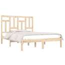 sengeramme 135x190 cm massivt træ