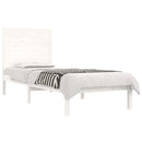 sengeramme 75x190 cm Small Single massivt træ hvid