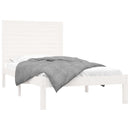 sengeramme 90x200 cm massivt træ hvid