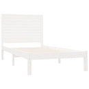 sengeramme 90x200 cm massivt træ hvid