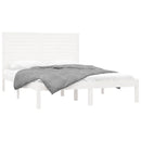 sengeramme 140x200 cm massivt træ hvid