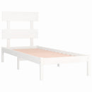 sengeramme 100x200 cm massivt træ hvid