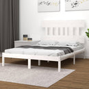 sengeramme 120x200 cm massivt træ hvid