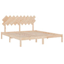 sengeramme 180x200 cm Super King massivt træ