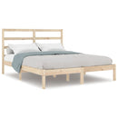sengeramme 135x190 cm massivt træ
