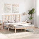 sengeramme 135x190 cm massivt træ
