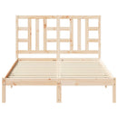 sengeramme 135x190 cm massivt træ