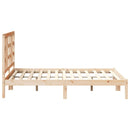 sengeramme 135x190 cm massivt træ