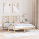 sengeramme 135x190 cm massivt træ