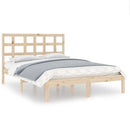 sengeramme 135x190 cm massivt træ