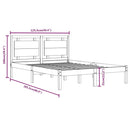sengeramme 120x200 cm massivt træ