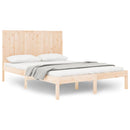 sengeramme uden madras 120x190 cm massivt fyrretræ