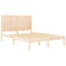 sengeramme uden madras 120x200 cm massivt fyrretræ