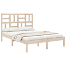 sengeramme 135x190 cm massivt træ