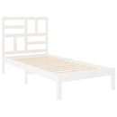sengeramme 100x200 cm massivt træ hvid