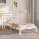 sengeramme 100x200 cm massivt træ hvid