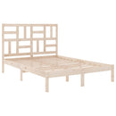 sengeramme uden madras 120x200 cm massivt træ