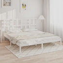 sengestel 180x200 cm Super King massivt fyrretræ hvid