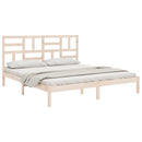 sengeramme uden madras 200x200 cm massivt træ