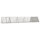 kaninbur 504,5x80,5x71 cm galvaniseret stål grå