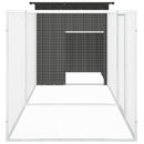 hønsegård 300x91x100 cm galvaniseret stål antracitgrå