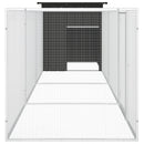 hønsegård 400x91x100 cm galvaniseret stål antracitgrå