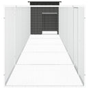 hønsegård 600x91x100 cm galvaniseret stål antracitgrå