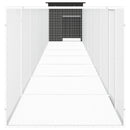 hønsegård 800x91x100 cm galvaniseret stål antracitgrå