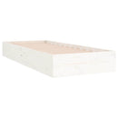 sengeramme 75x190 cm Small Single massivt træ hvid