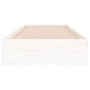 sengeramme 75x190 cm Small Single massivt træ hvid