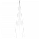 juletræ til flagstang 310 LED'er 300 cm varmt hvidt lys