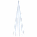 juletræ til flagstang 732 LED'er 500 cm koldt hvidt lys