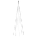 juletræ til flagstang 732 LED'er 500 cm farverigt lys