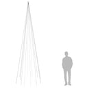 juletræ til flagstang 732 LED'er 500 cm farverigt lys