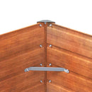 højbed 100x100x45 cm cortenstål rustfarvet