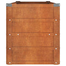 højbed 100x40x45 cm cortenstål rustfarvet