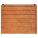 højbed 100x40x77 cm cortenstål rustfarvet