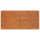 højbed 160x40x77 cm cortenstål rustfarvet