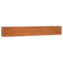 højbed 320x40x45 cm cortenstål rustfarvet