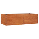 højbed 160x80x45 cm cortenstål rustfarvet