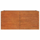 højbed 160x80x77 cm cortenstål rustfarvet