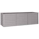 højbed 240x80x77 cm cortenstål rustfarvet