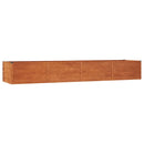 højbed 320x80x45 cm cortenstål rustfarvet