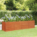 højbed 320x80x77 cm cortenstål rustfarvet