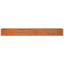 højbed 400x80x45 cm cortenstål rustfarvet