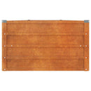 højbed 400x80x45 cm cortenstål rustfarvet