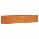 højbed 400x80x77 cm cortenstål rustfarvet