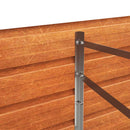 højbed 600x80x45 cm cortenstål rustfarvet