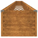 højbed 1152x50x36 cm cortenstål